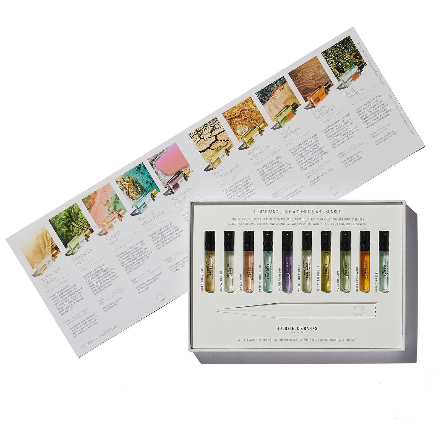 Discovery Sample Collection with 10 x 2ml fragrance vials and descriptive booklet